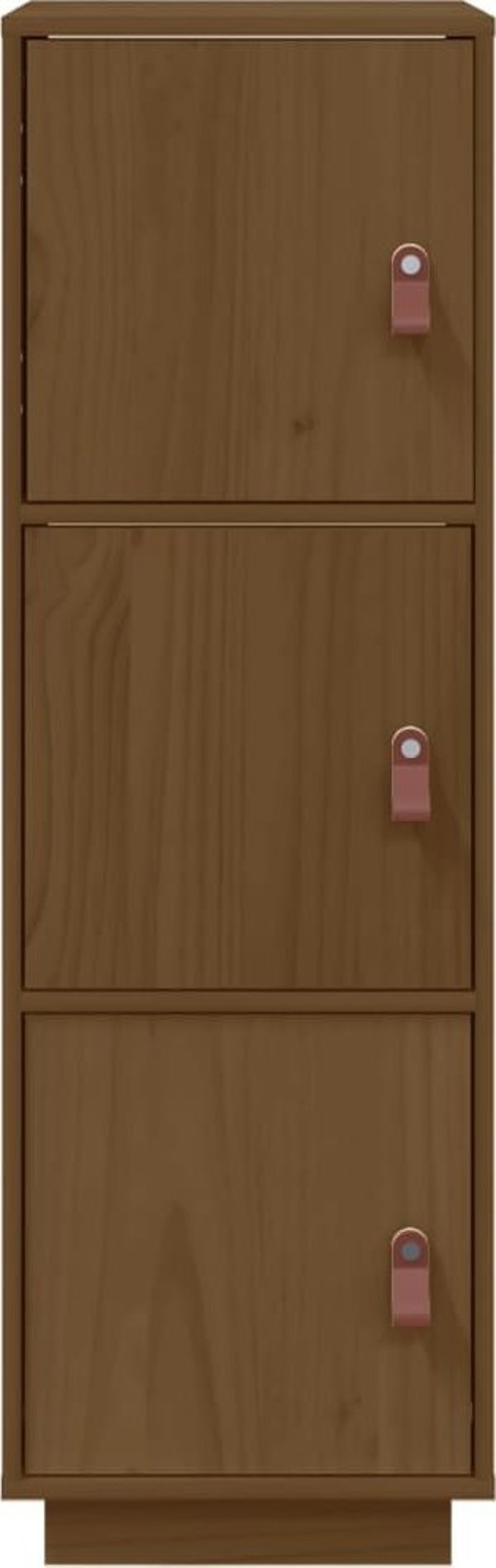 vidaXL Kredens miodowy braz 34x40x108,5 cm lite drewno sosnowe