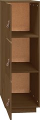 vidaXL Kredens miodowy braz 34x40x108,5 cm lite drewno sosnowe