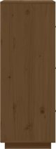 vidaXL Kredens miodowy braz 34x40x108,5 cm lite drewno sosnowe