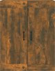 vidaXL Κρεμαστή ντουλάπα, καπνιστός δρυς, 69,5x32,5x90 cm