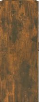 vidaXL Κρεμαστή ντουλάπα, καπνιστός δρυς, 69,5x32,5x90 cm