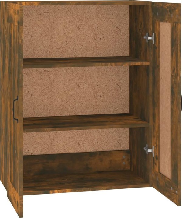 vidaXL Κρεμαστή ντουλάπα, καπνιστός δρυς, 69,5x32,5x90 cm