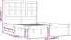 vidaXL Rama lozka czarna lite drewno sosnowe 200x200 cm