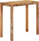 vidaXL Stolik barowy, 112x55x108, lite drewno odzyskane
