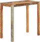 vidaXL Stolik barowy, 112x55x108, lite drewno odzyskane