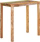 vidaXL Stolik barowy, 112x55x108, lite drewno odzyskane