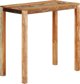 vidaXL Stolik barowy, 112x55x108, lite drewno odzyskane