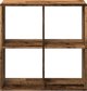 vidaXL Regal przegroda, stare drewno, 69,5x29x69,5 cm