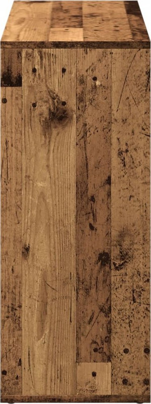 vidaXL Regal przegroda, stare drewno, 69,5x29x69,5 cm