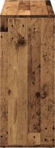 vidaXL Regal przegroda, stare drewno, 69,5x29x69,5 cm