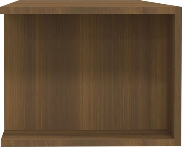 vidaXL Szafka TV με φωτισμό LED, καφέ δρυς, 135x39x30 cm