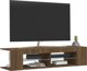 vidaXL Szafka TV με φωτισμό LED, καφέ δρυς, 135x39x30 cm