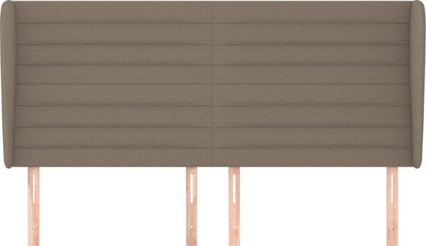 vidaXL Κεφαλάρι uszak ταουπέ ύφασμα 183x23x118/128 cm