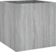 vidaXL Φυτοδοχείο γκρι δρυς sonoma 40x40x40 cm από υλικό ξύλου