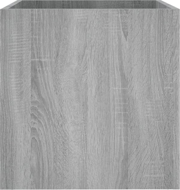 vidaXL Φυτοδοχείο γκρι δρυς sonoma 40x40x40 cm από υλικό ξύλου