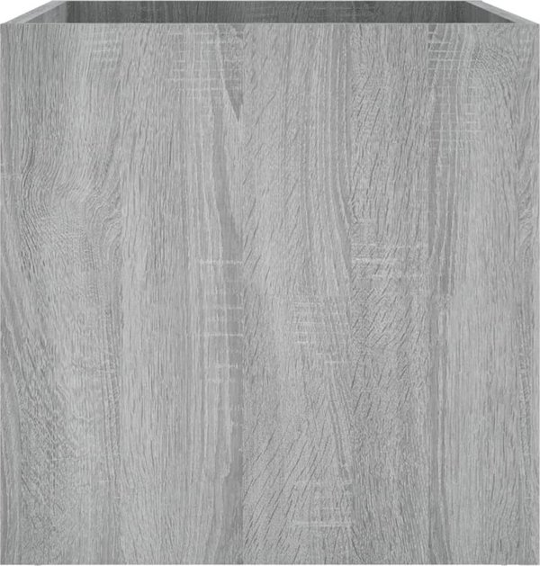 vidaXL Φυτοδοχείο γκρι δρυς sonoma 40x40x40 cm από υλικό ξύλου