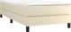vidaXL Κρεβάτι Continental, κρεμ, 90x200 εκ, με τεχνητό δέρμα