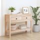 vidaXL vidaXL Stolik konsolowy, 100x35x75 cm, lite drewno sosnowe