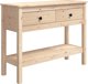 vidaXL vidaXL Stolik konsolowy, 100x35x75 cm, lite drewno sosnowe