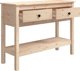 vidaXL vidaXL Stolik konsolowy, 100x35x75 cm, lite drewno sosnowe