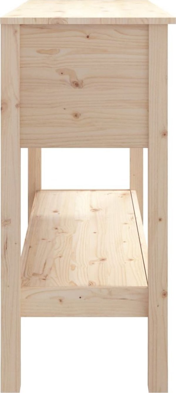 vidaXL vidaXL Stolik konsolowy, 100x35x75 cm, lite drewno sosnowe