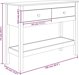 vidaXL vidaXL Stolik konsolowy, 100x35x75 cm, lite drewno sosnowe