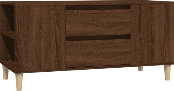 vidaXL Έπιπλο TV, καφέ δρυς, 102x44,5x50 εκ.