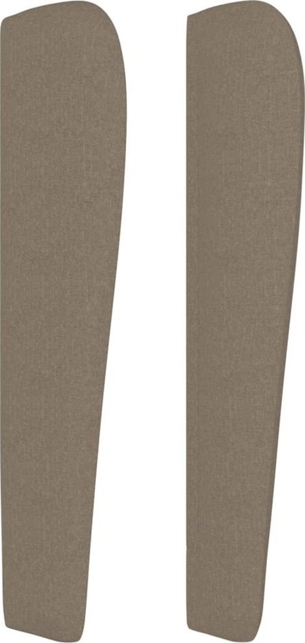 Κεφαλάρι Uszak vidaXL, taupe, 147x23x118/128 cm, υφασμάτινο