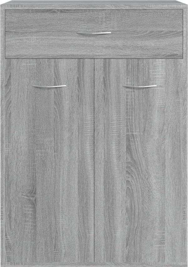 vidaXL Szafka na buty, szary dab sonoma, 60x35x84 cm