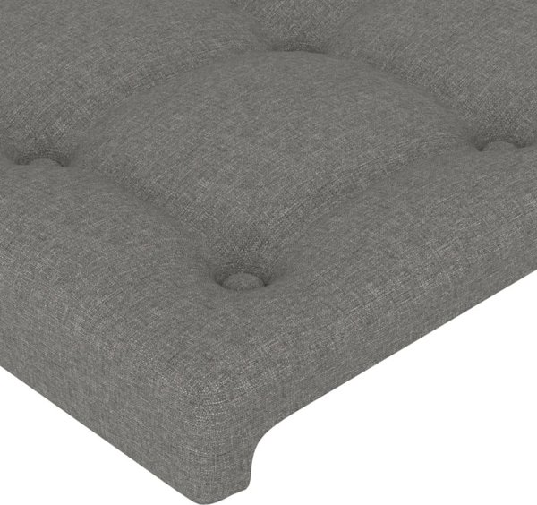 vidaXL Προσκεφαλάς uszak ανθρακί 147x16x78/88 cm ύφασμα