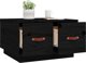 vidaXL Stolik kawowy, czarny, 60x53x35 cm, lite drewno sosnowe