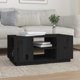 vidaXL vidaXL Stolik kawowy, czarna, 90x49x40,5 cm, lite drewno sosnowe