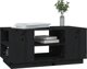 vidaXL vidaXL Stolik kawowy, czarna, 90x49x40,5 cm, lite drewno sosnowe