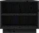 vidaXL vidaXL Stolik kawowy, czarna, 90x49x40,5 cm, lite drewno sosnowe