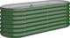 vidaXL vidaXL Donica ogrodowa, malowana proszkowo stal, 114x40x36 cm, zielona