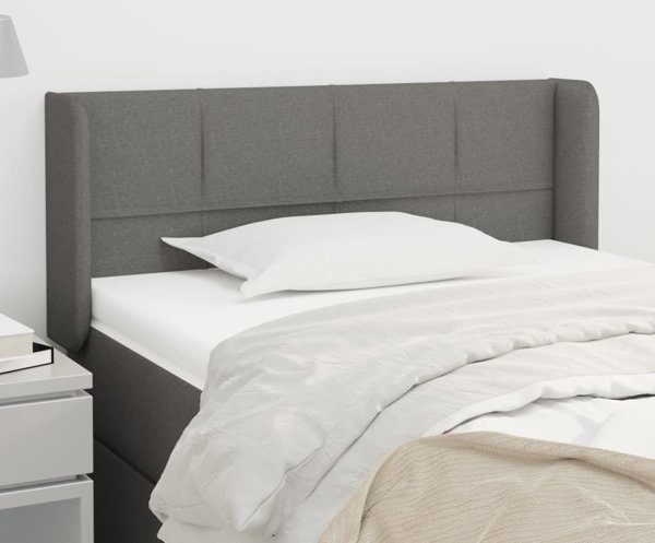 vidaXL Ζαγκλόουεκς uszak σκούρο γκρι 103x16x78/88 cm, ύφασμα