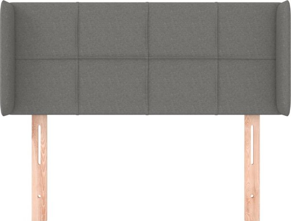 vidaXL Ζαγκλόουεκς uszak σκούρο γκρι 103x16x78/88 cm, ύφασμα