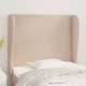 vidaXL Zaglowek uszak, cappuccino, 93x23x118/128 εκ, συνθετικό δέρμα