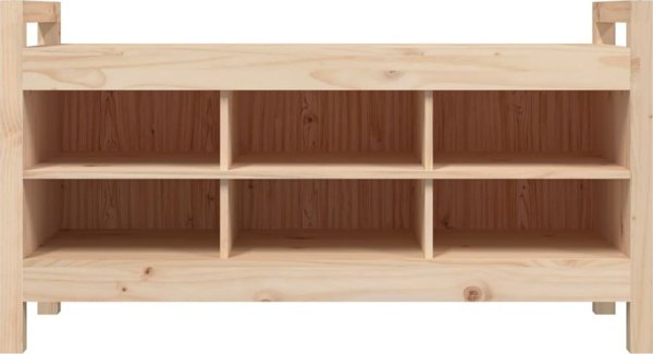 vidaXL Παγκάκι για Αίθουσα Εισόδου, 110x40x60 εκ., Μασίφ Πεύκο