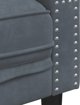 vidaXL Σετ καθιστικού Chesterfield 2 τεμαχίων με κυλινδρικά μαξιλάρια, σκούρο γκρι, βελούδο