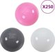vidaXL Σκηνή πριγκίπισσας με 250 μπάλες, ροζ, 133x140 εκ.