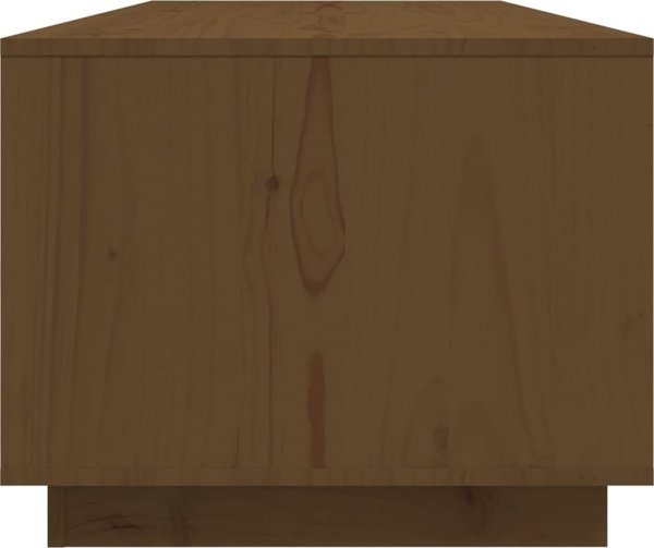 vidaXL Τραπεζάκι σαλονιού, χρώμα καφέ μέλι, 110x50x40 cm, μασίφ πεύκο