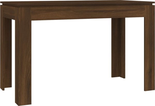 vidaXL Τραπέζι τραπεζαρίας καφέ δρυς 120x60x76 εκ.