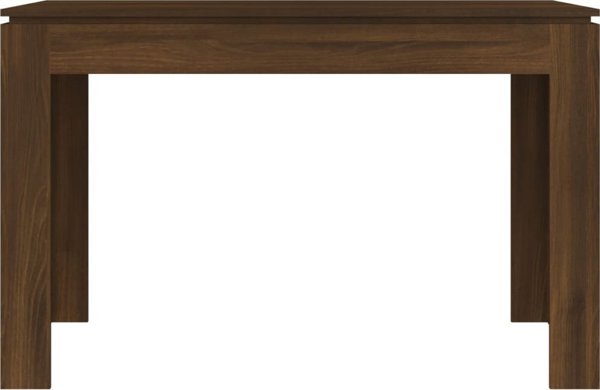 vidaXL Τραπέζι τραπεζαρίας καφέ δρυς 120x60x76 εκ.