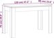 vidaXL Τραπέζι τραπεζαρίας καφέ δρυς 120x60x76 εκ.