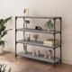 vidaXL Βιβλιοθήκη σε γκρι δρυς Sonoma 100x33x100 cm