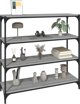 vidaXL Βιβλιοθήκη σε γκρι δρυς Sonoma 100x33x100 cm