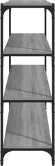 vidaXL Βιβλιοθήκη σε γκρι δρυς Sonoma 100x33x100 cm