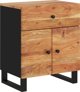 vidaXL vidaXL Szafka nocna, 50x33x60 cm, lite drewno akacjowe