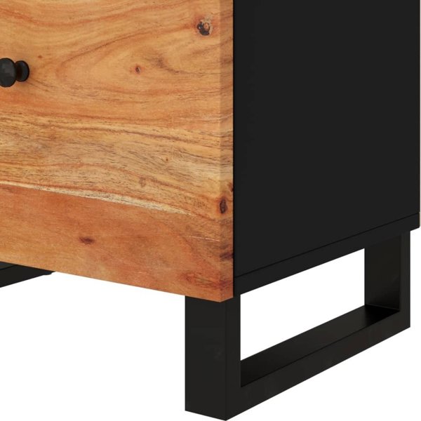 vidaXL vidaXL Szafka nocna, 50x33x60 cm, lite drewno akacjowe